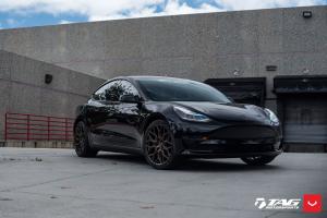Tesla Model 3 by TAG Motorsports on Vossen Wheels (HF-2) 2019 года